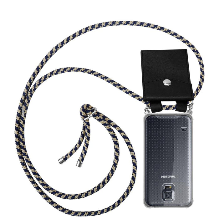 Dunkelblau gelb / Galaxy S5 / S5 NEO
