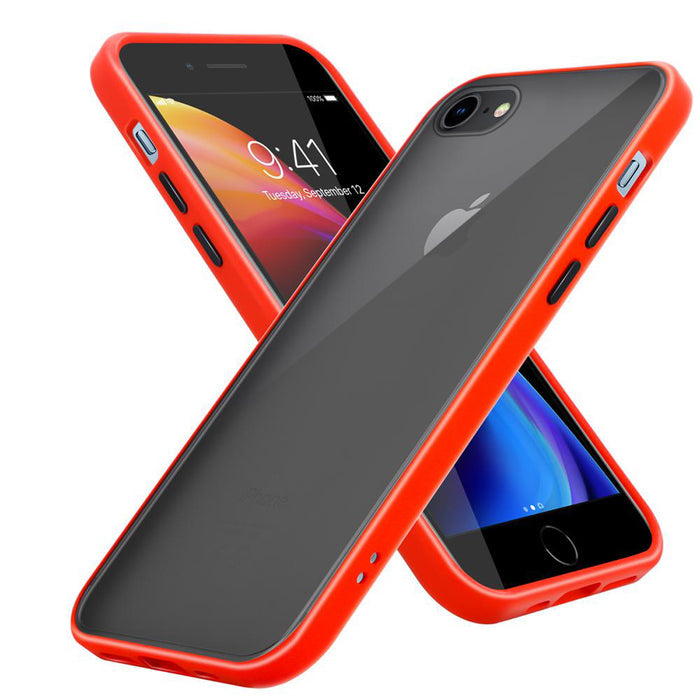 Schwarz rot / iPhone 6 / 6S / 7 / 7S / 8 / SE 2020