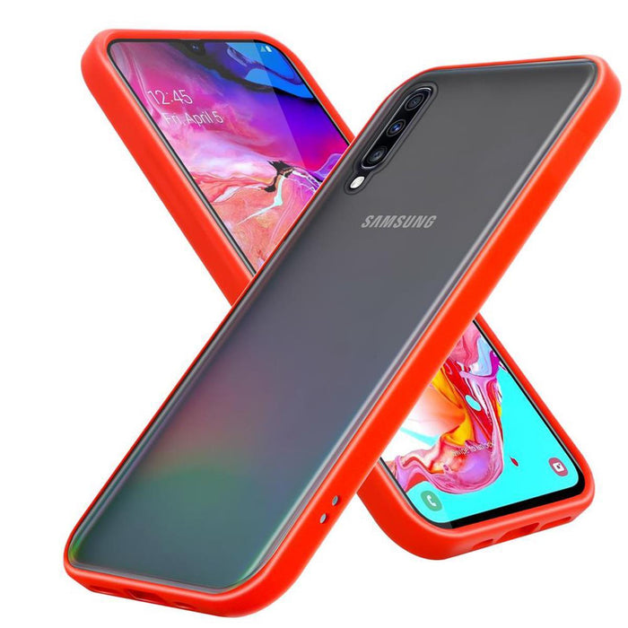 Schwarz rot / Galaxy A70 / A70s