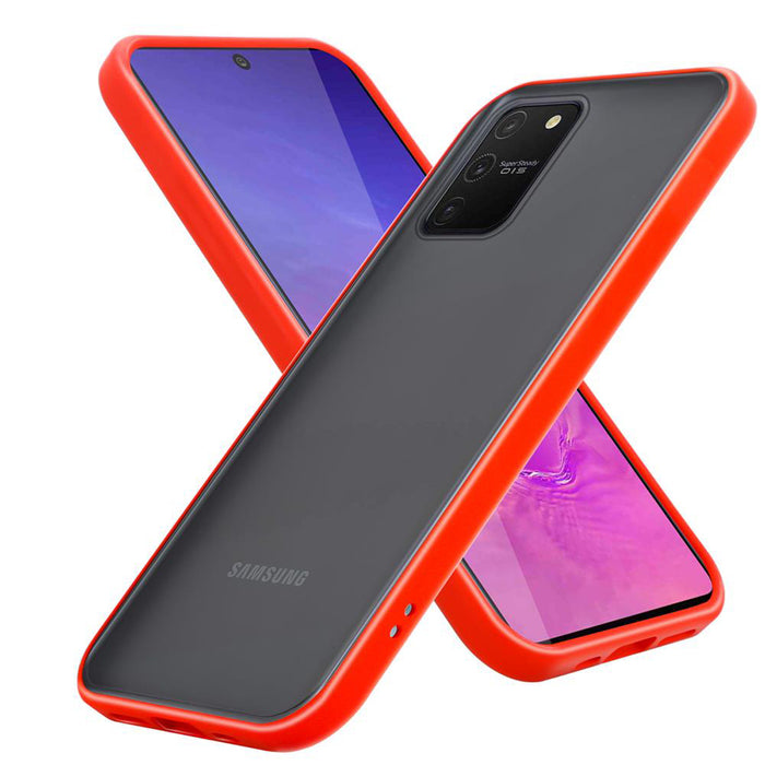 Schwarz rot / Galaxy A91 / S10 LITE / M80s