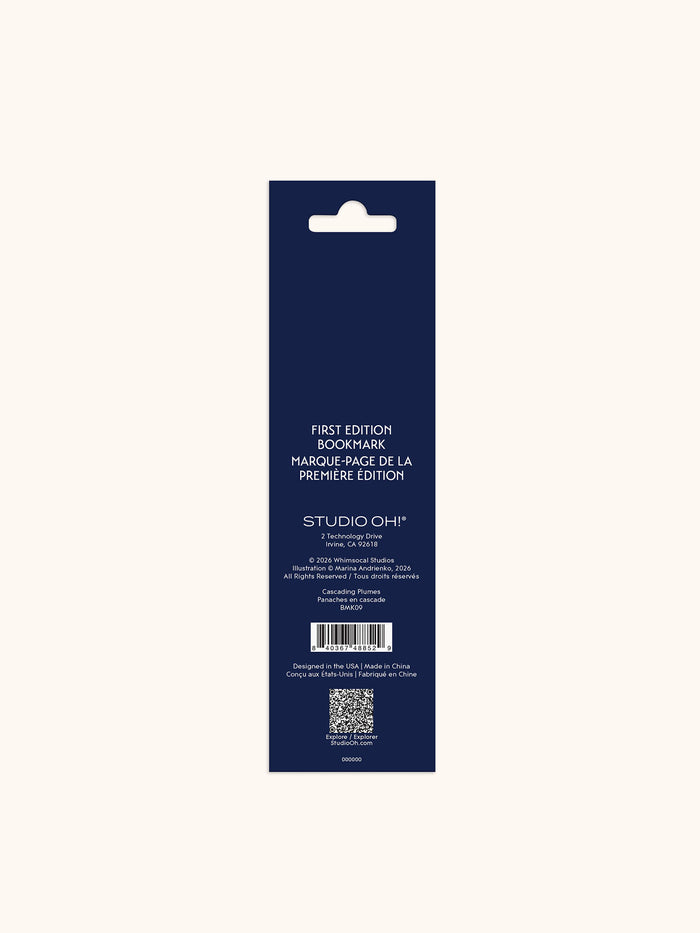 Cascading Plumes First Edition Bookmark