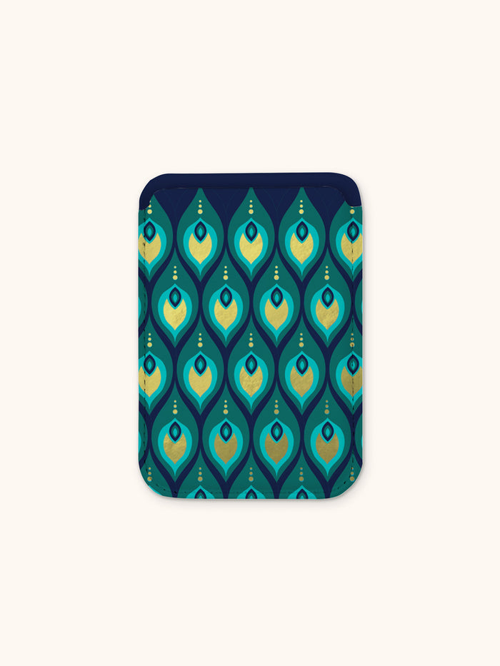 Cascading Plumes Magnetic Cell Phone Wallet