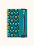 Cascading Plumes Oliver Notebook with Pen Pocket