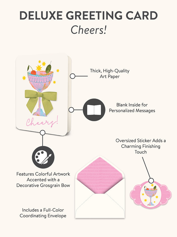 Cheers! Deluxe Greeting Cards