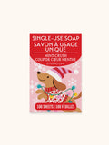 Cheery Christmas Dog Single-Use Soap Sheets