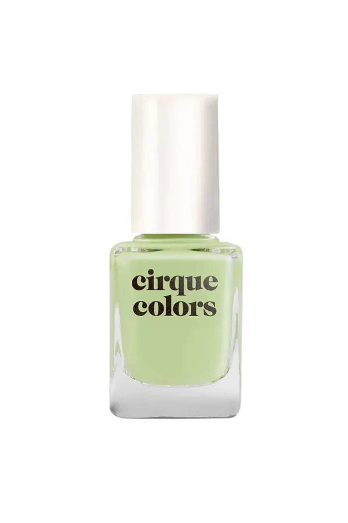 Cirque Colors nail polish bottle on a white background