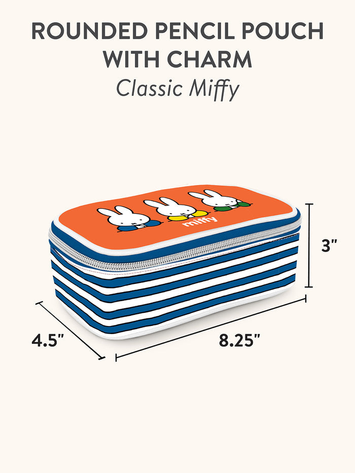 Classic Miffy Pencil Pouch with Charm