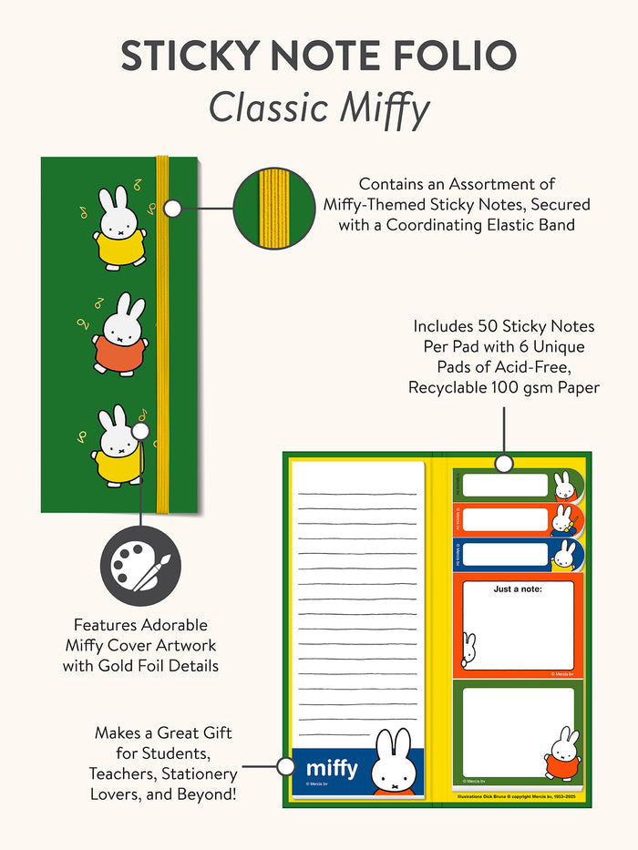 Classic Miffy Sticky Note Folio