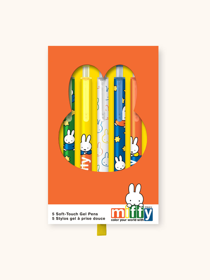 Classic Miffy Too Soft-Touch Gel Pen Set