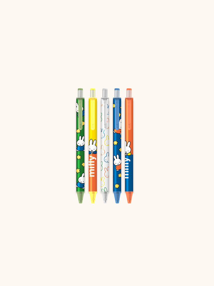 Classic Miffy Too Soft-Touch Gel Pen Set