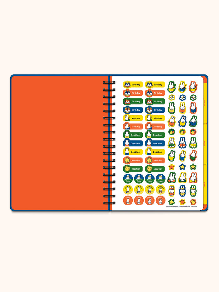 Classic Miffy Undated Tri-Tab Planner