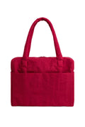 Red bag on white background