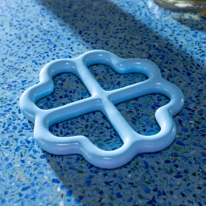 Clover Trivet (Blue)