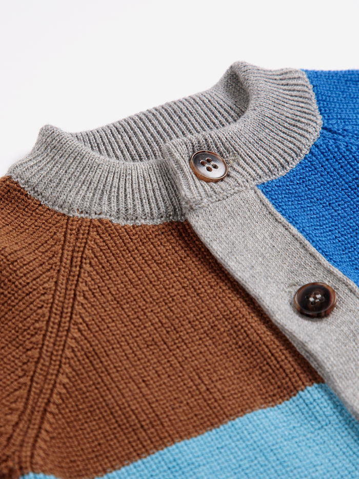 Color Block Cardigan