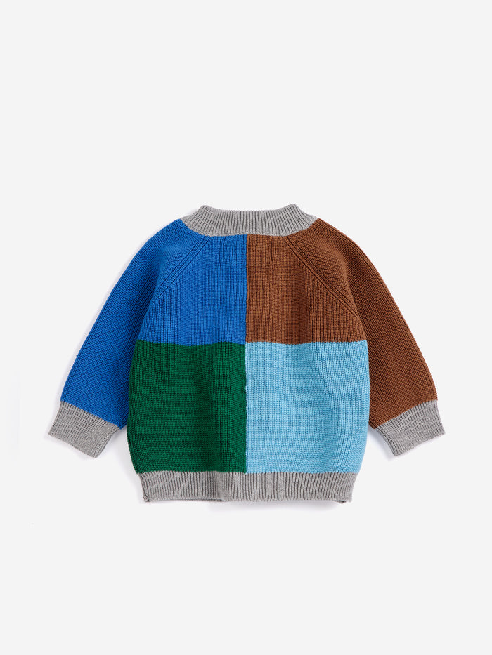 Color Block Cardigan