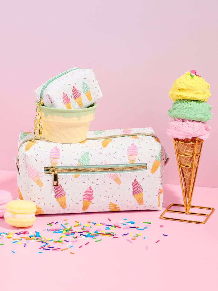 Cool & Creamy Cosmetic Loaf Pouch