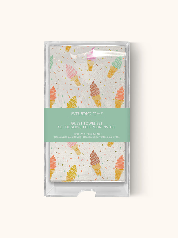 Cool & Creamy Guest Towel Set