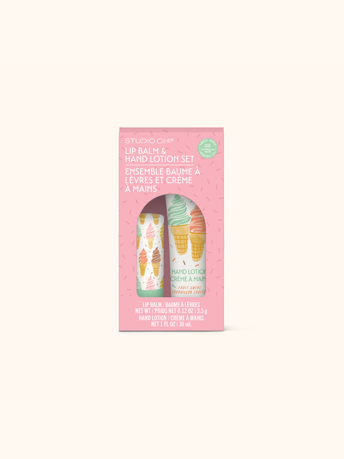 Cool & Creamy Lip Balm & Hand Lotion Set