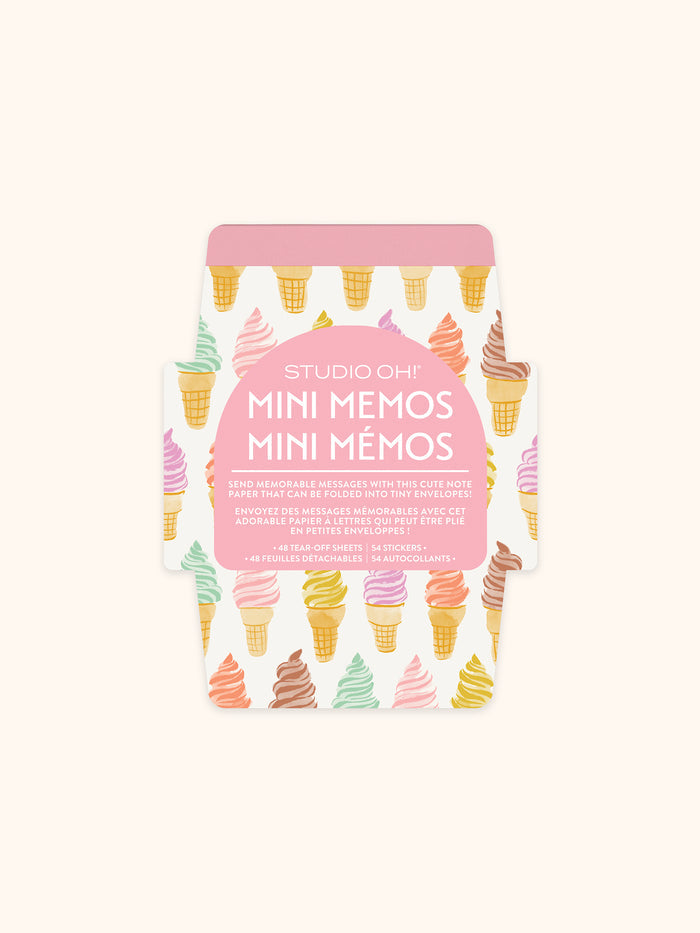 Cool & Creamy Mini Memos with Stickers