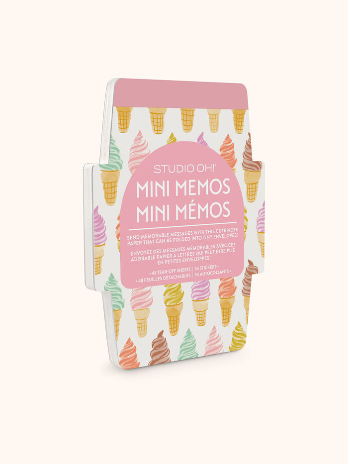 Cool & Creamy Mini Memos with Stickers