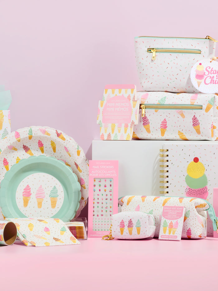 Cool & Creamy Mini Memos with Stickers