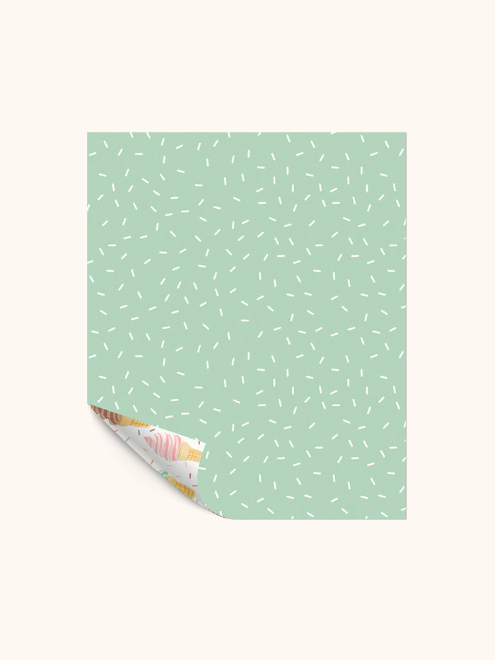 Cool & Creamy Reversible Gift Wrap