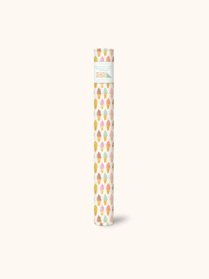 Cool & Creamy Reversible Gift Wrap