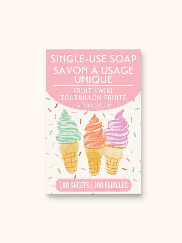 Cool & Creamy Single-Use Soap Sheets