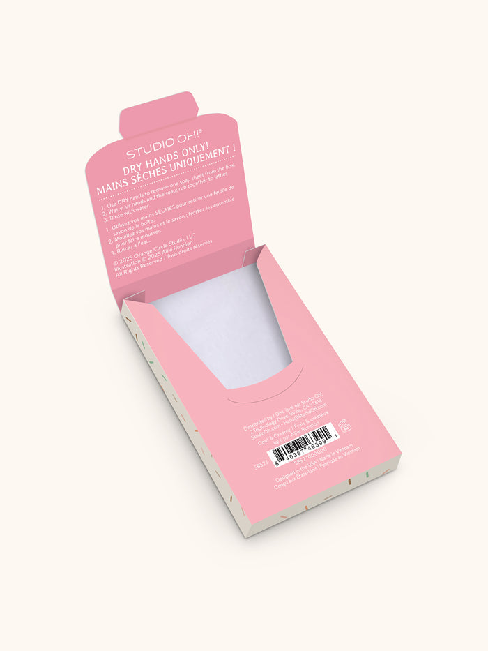 Cool & Creamy Single-Use Soap Sheets