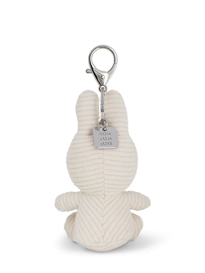 Corduroy Miffy Keychain (Off White)