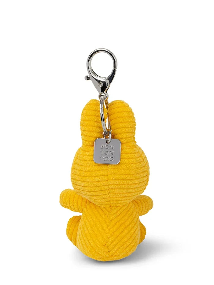 Corduroy Miffy Keychain (Yellow)
