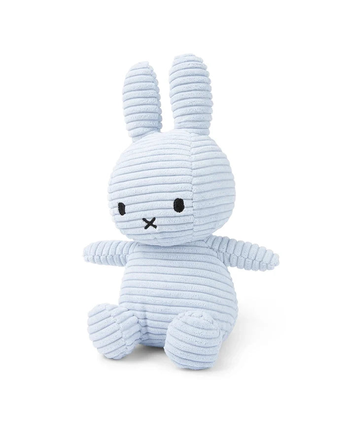 Corduroy Miffy Plush (Ice Blue)