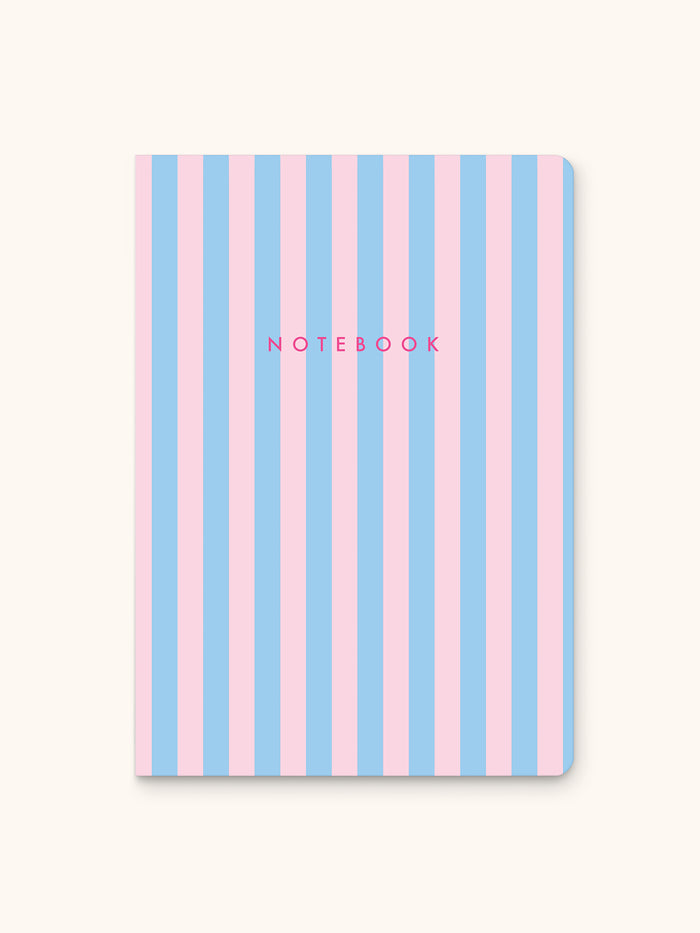 Cotton Candy Stripes Keri Notebook