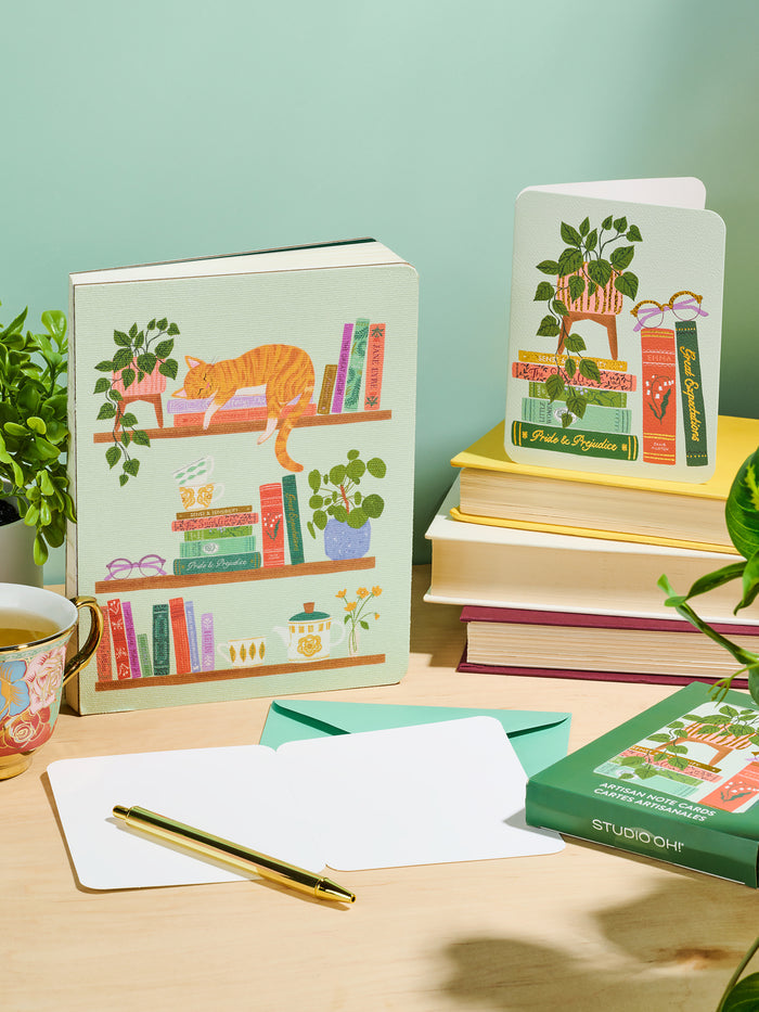 Cozy Reads Artisan Note Card Set