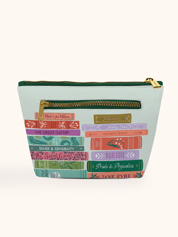 Cozy Reads Clutch Cosmetic Bag