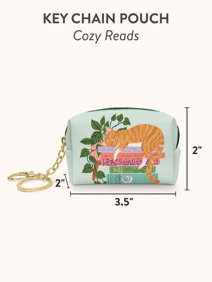 Cozy Reads Key Chain Pouch
