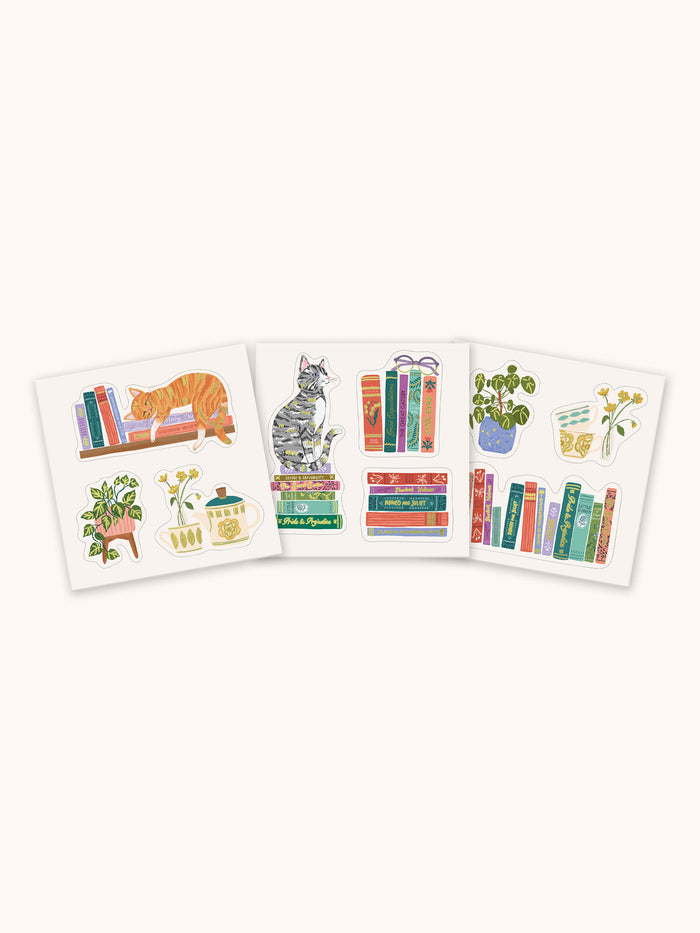 Cozy Reads Sticker Book