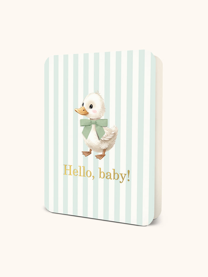 Cute Waddle Baby Deluxe Greeting Card