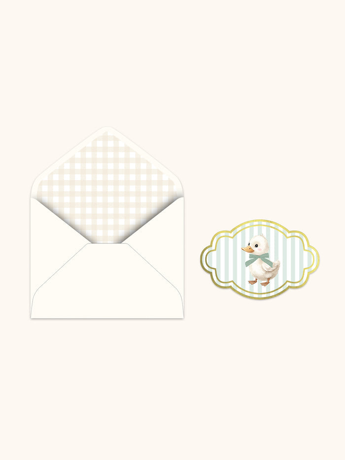 Cute Waddle Baby Deluxe Greeting Card