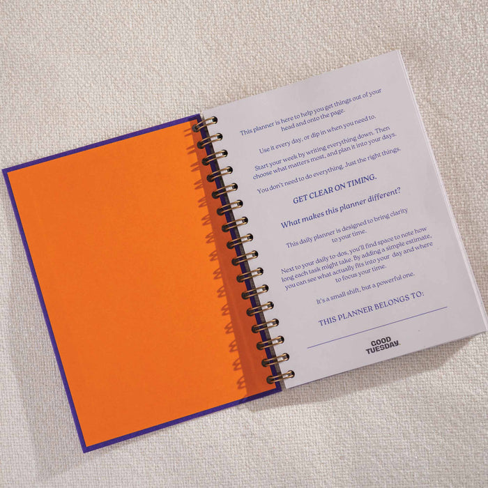 Daily Productivity Planner (Purple)