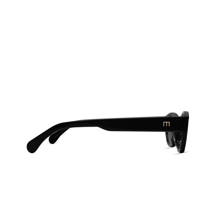 Dani Sunglasses (Gloss Black + Brown Lens)
