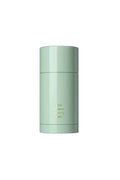 Light green deodorant container on a white background