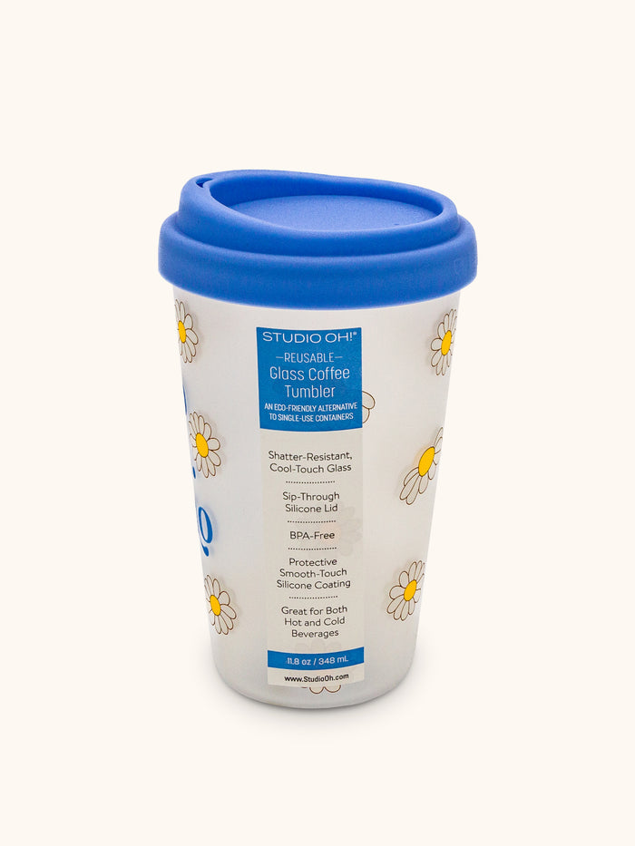 Do No Harm Glass Coffee Tumbler