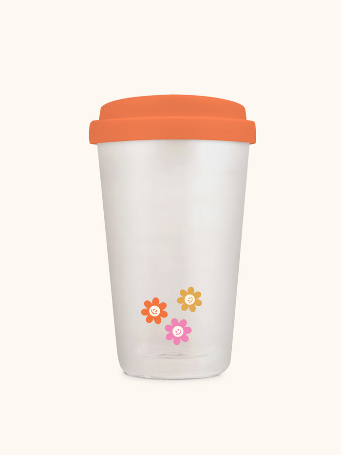 Don't Let it Ruin Your Day Glass Coffee Tumbler