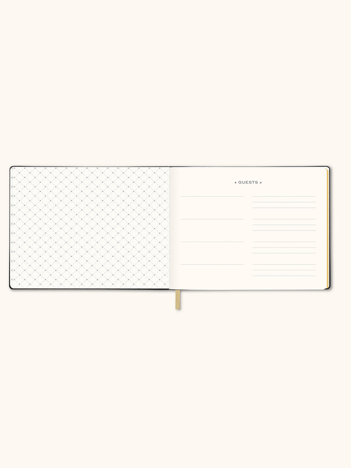 Ebony Elegance Guest Book