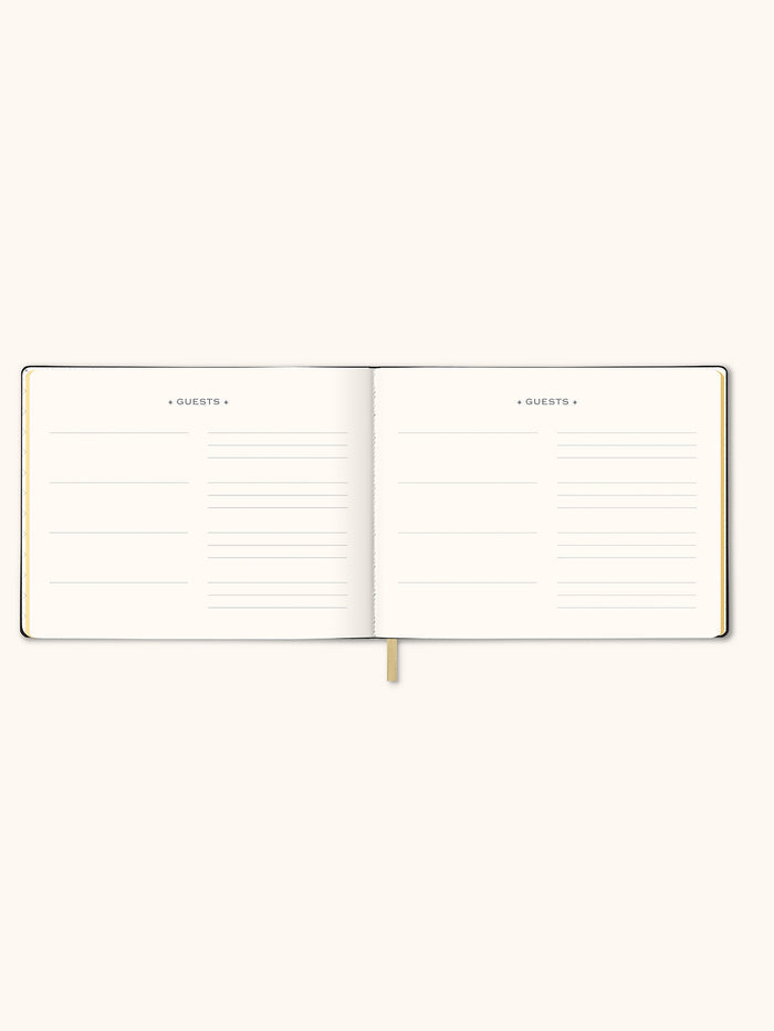 Ebony Elegance Guest Book