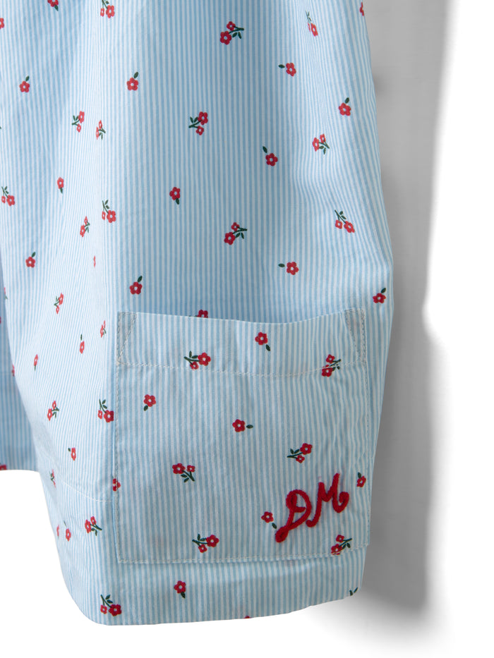 Eluna Cami (Blue Stripe & Floral Print)