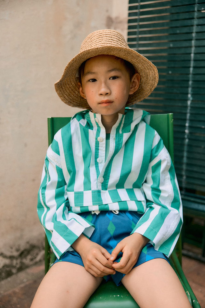 Emerald Stripes Light Jacket (Kids)
