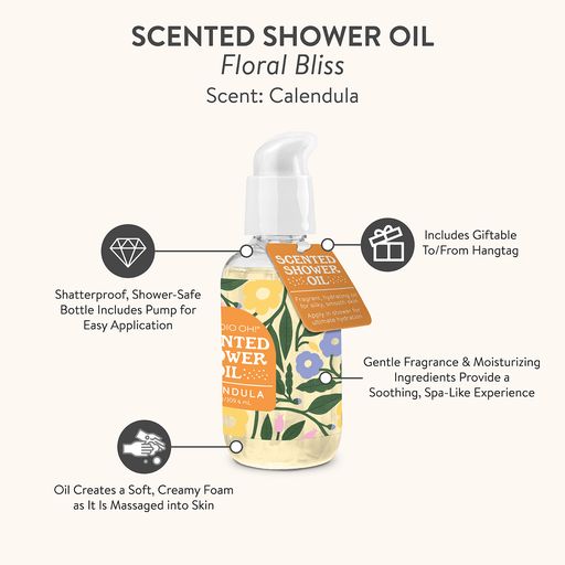 Floral Bliss Scented Shower Oil