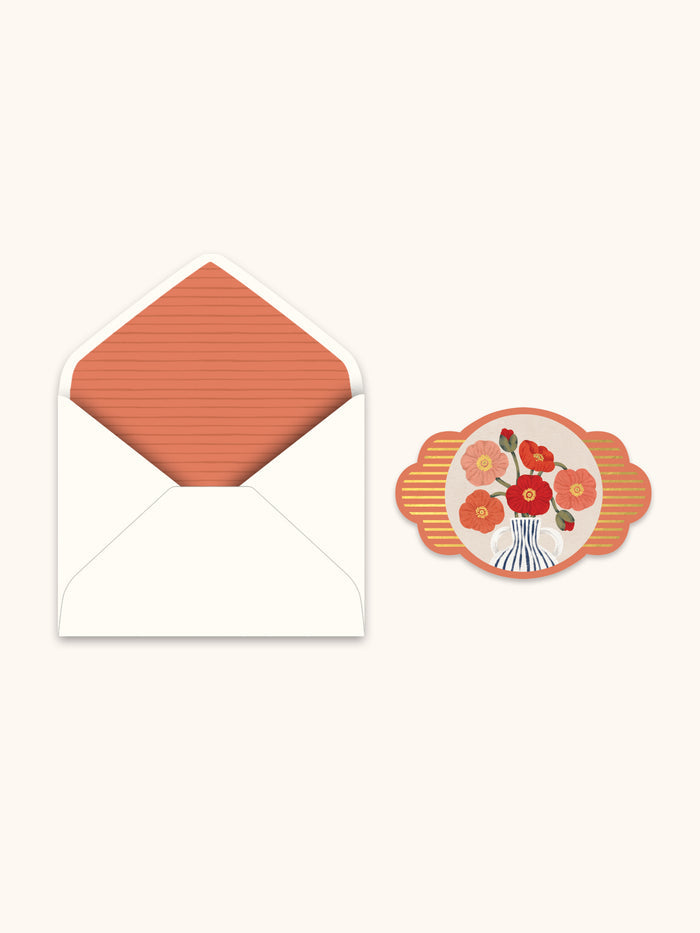 Floral Cantata Deluxe Greeting Cards